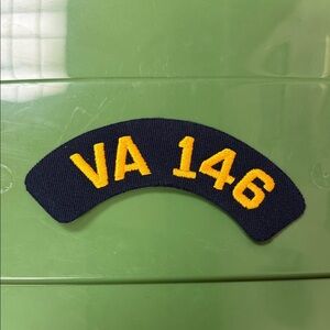 VA 146 Patch in navy and Yellow